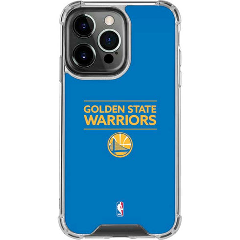 NBA Golden State Warriors Standard - Blue iPhone 15 Pro Clear Case